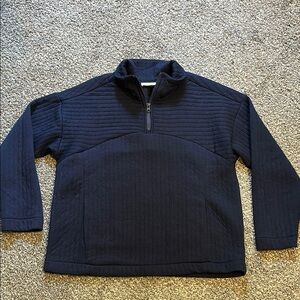 Women’s large navy blue quarter zip